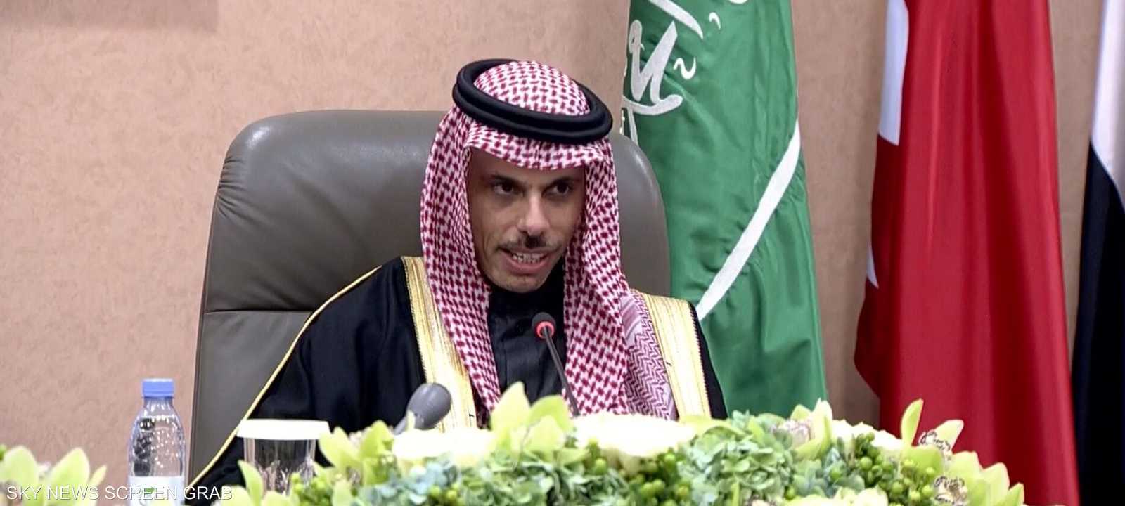 وزير الخارجية السعودي الأمير فيصل بن فرحان آل سعود