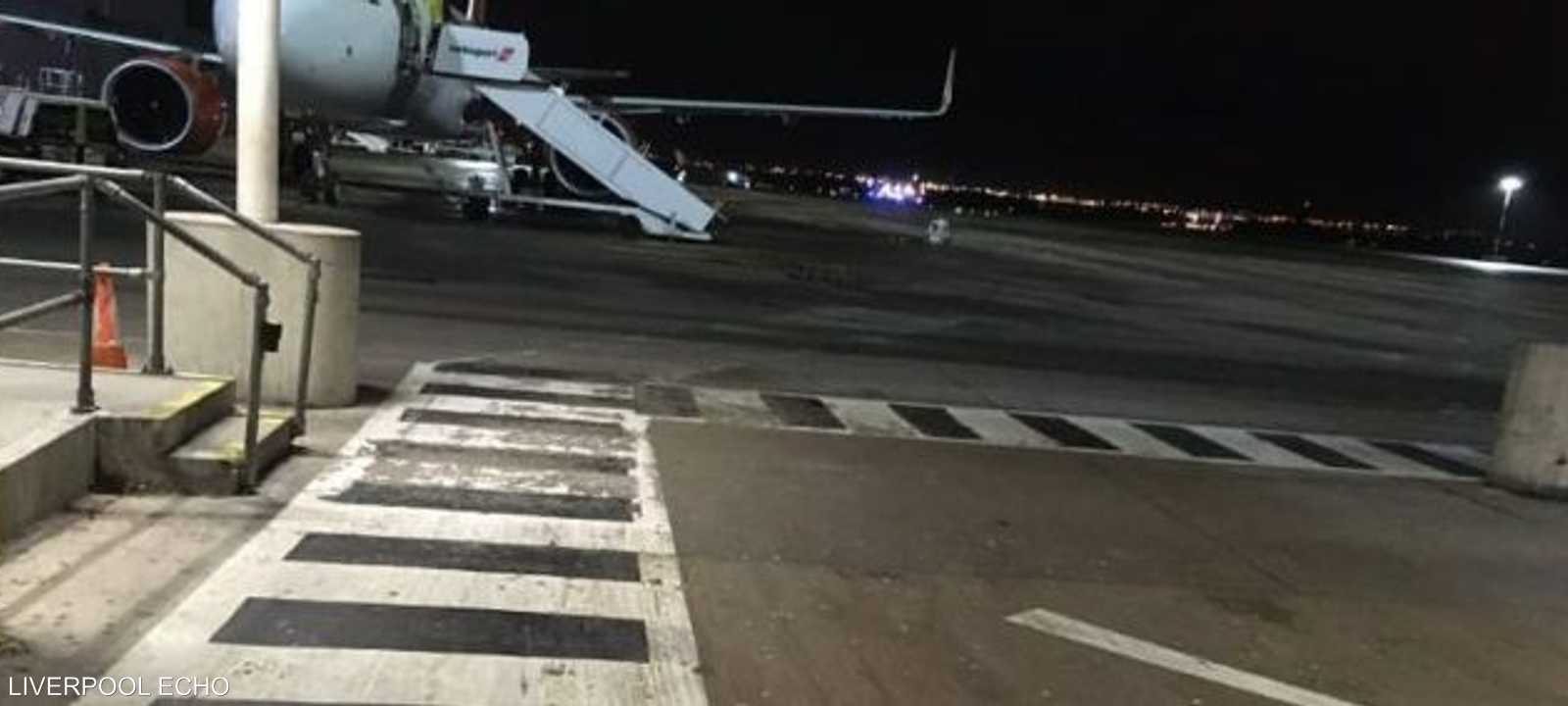 الطائرة انحرفت عن مدرجها وتسببت بإغلاق المطار