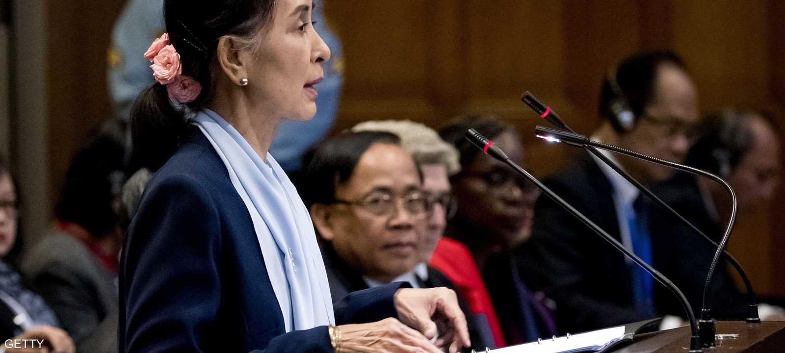 زعيمة ميانمار أونج سان سوكي