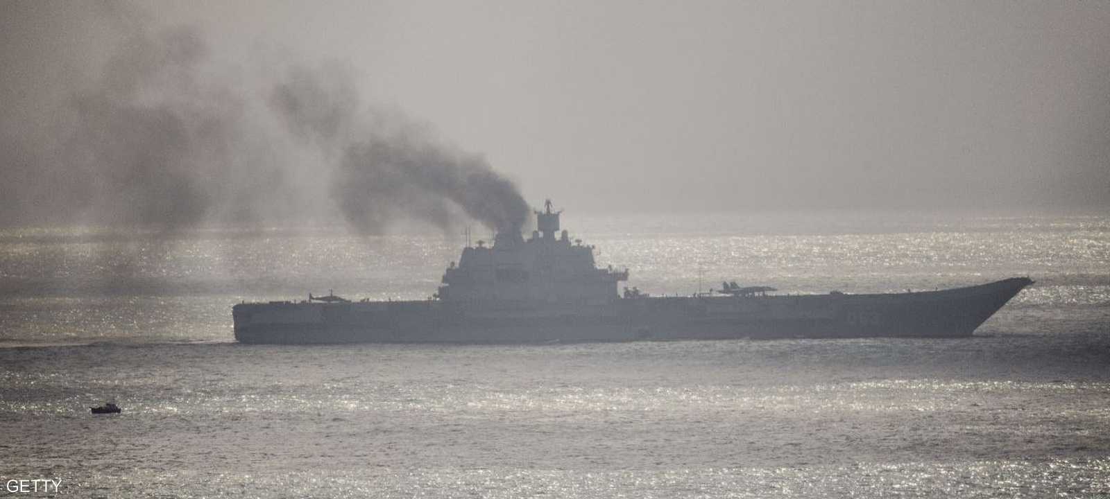 أدميرال كوزنيتسوف في لقطة أرشيفية