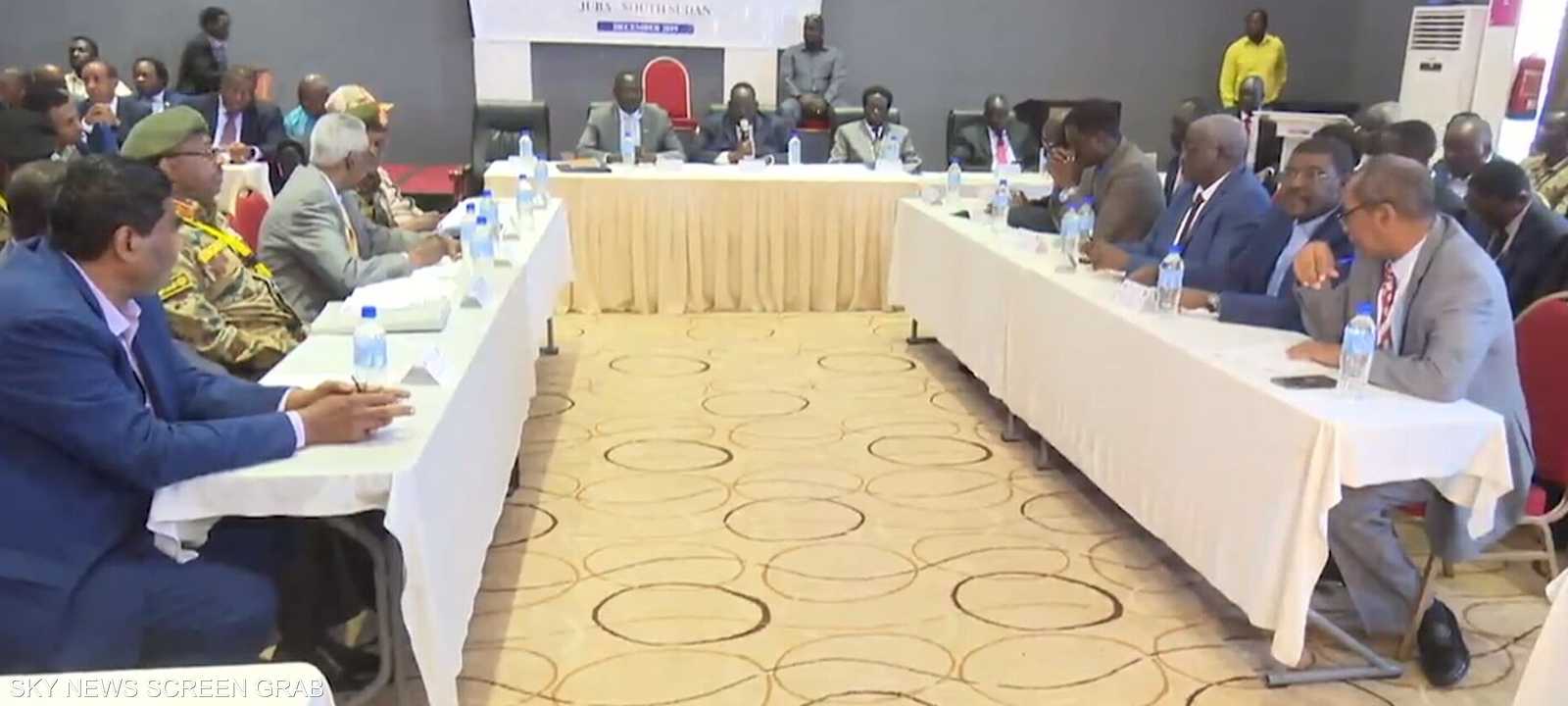 استمرار الجولة الثالثة من مفاوضات السلام السودانية في جوبا