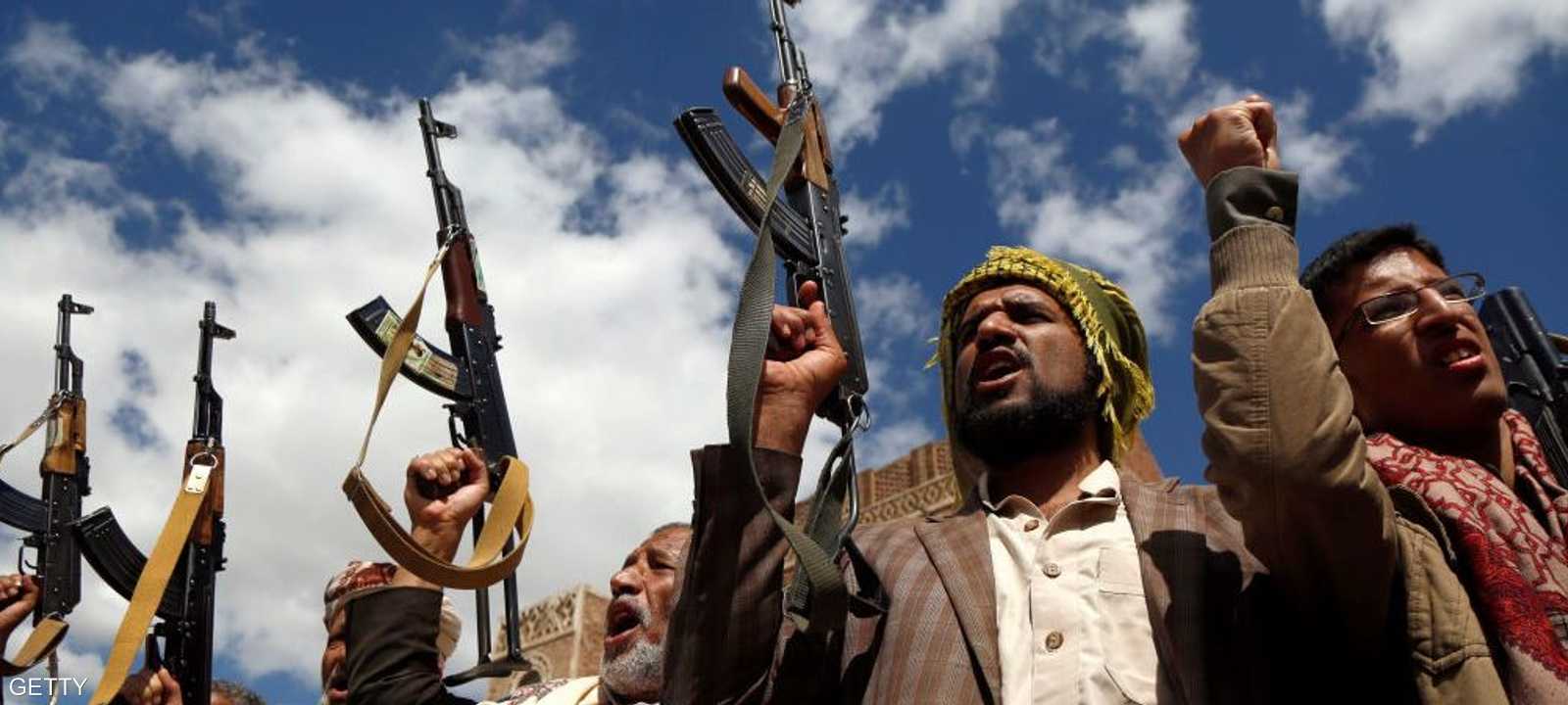 عناصر من ميليشيات الحوثي الموالية لإيران - أرشيفية