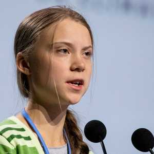 الناشطة البيئية السويدية، غريتا تونبرغ