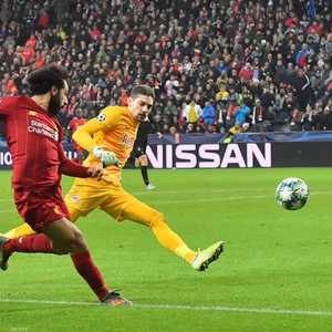 محمد صلاح يسجل هدفا في مرمى سالزبورغ