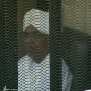 عمر البشير خلال جلسة النطق بالحكم