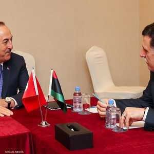 السراج مع وزير الخارجية التركي