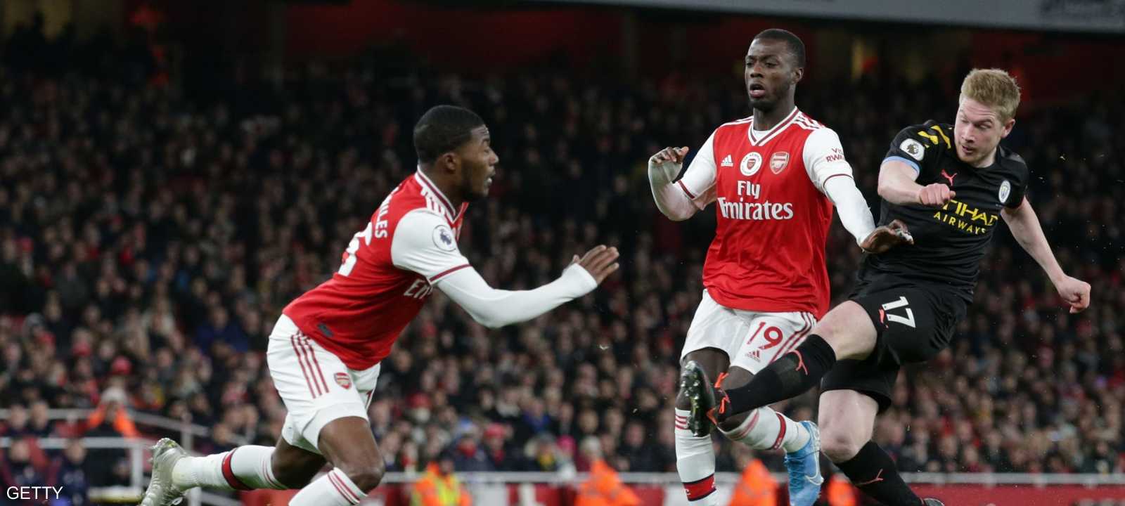 دفاعات أرسنال تتهاوى أمام كيفين دي بروين