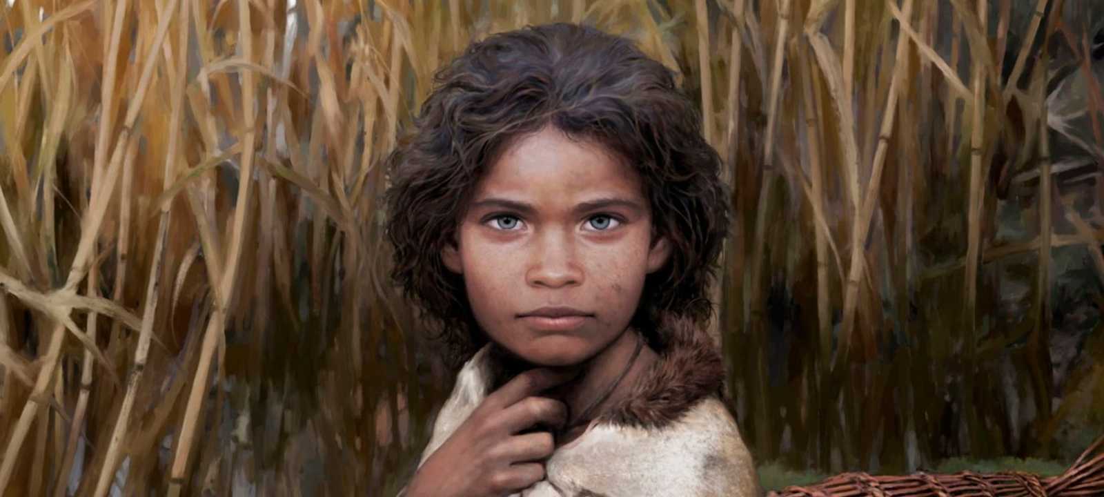 رسم استوحي من المعلومات المستخرجة من العصر الحجري