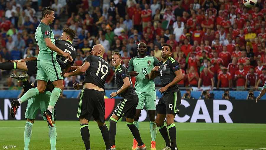 رونالدو قاد البرتغال لنهائي يورو 2016 برأسية تحدت الجاذبية