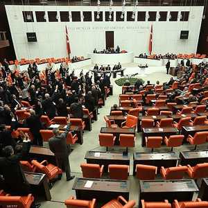 صورة أرشيفية لجلسة سابقة في البرلمان التركي