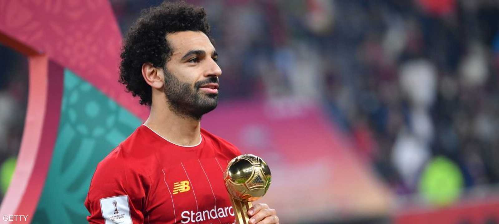 النجم المصري محمد صلاح لاعب ليفربول الإنجليزي