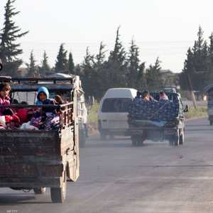 المنطقة تتعرض لهجمات روسية سورية كثيفة.