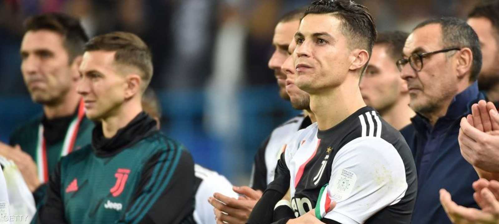 فشل رونالدو في التتويج بلقب كأس السوبر الإيطالي