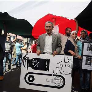 مظاهرة في عمان ضد اتفاقية الغاز مع إسرائيل - أرشيف.