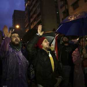 متظاهرون أمام منزل رئيس الوزراء اللبناني المكلف حسان دياب