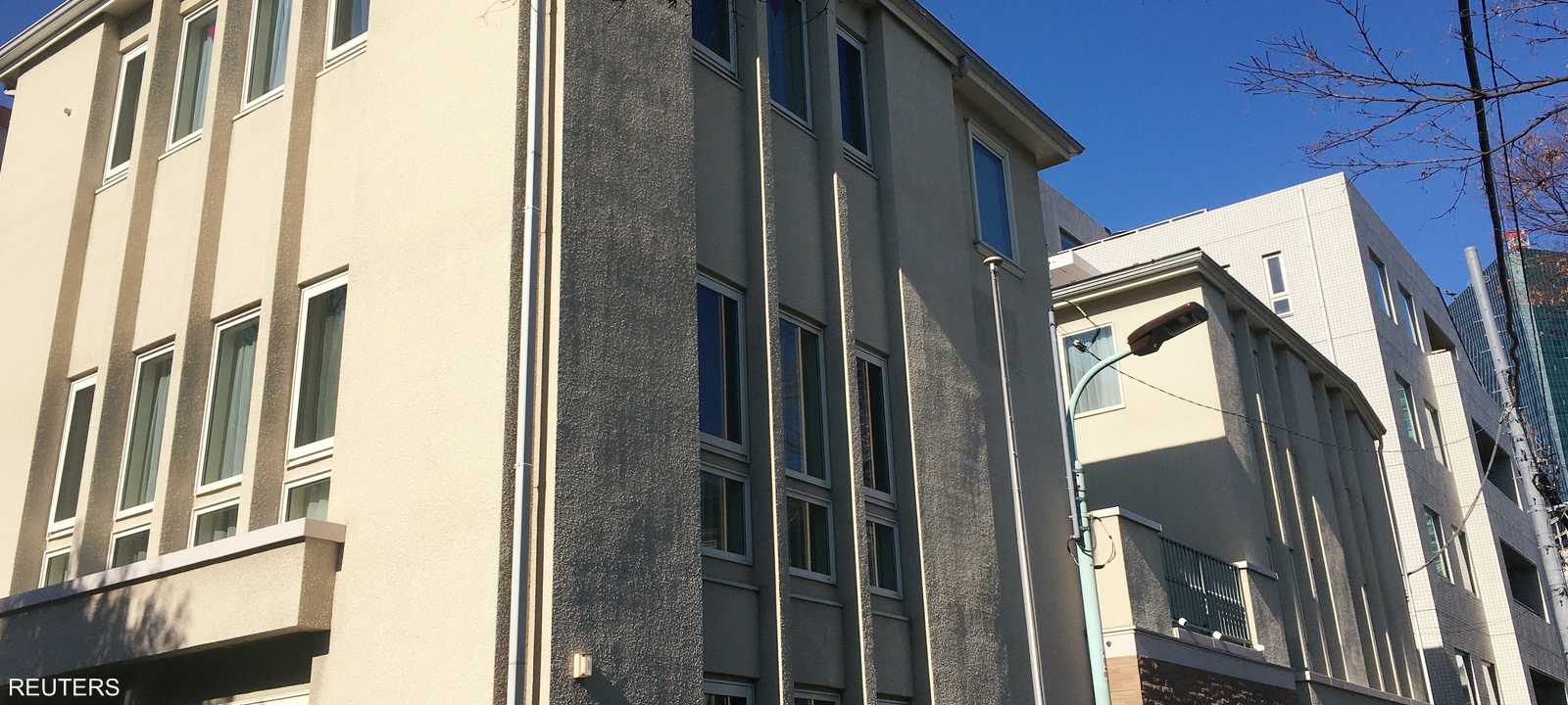 منظر لمنزل يعتقد أن غصن عاش فيه قبل فراره إلى لبنان