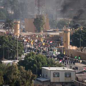 جانب من السفارة الأميركية بالمنطقة الخضراء في بغداد