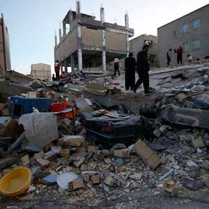 صورة أرشيفية لزلزال ضرب إيران