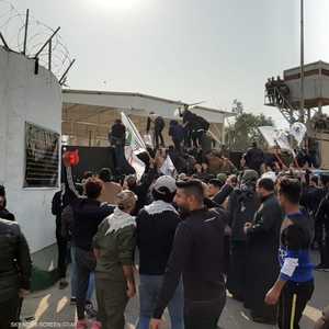 أنصار ميليشيات الحشد الشعبي يحاولون اقتحام المنطقة الخضراء