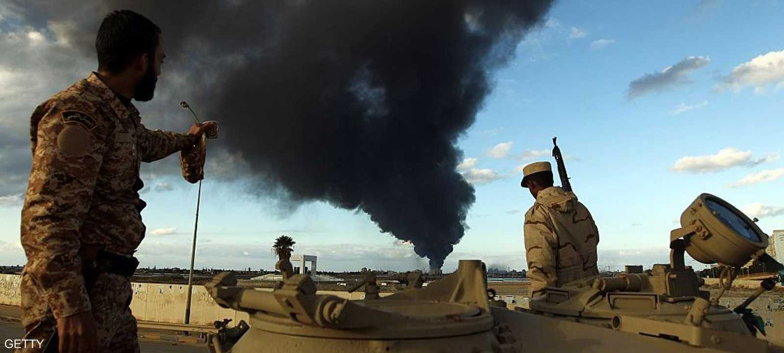 صورة أرشيفية لعناصر من الجيش الوطني الليبي