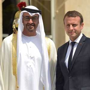 محمد بن زايد وماكرون