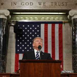 ترامب خلال كلمة له أمام الكونغرس - أرشيفية