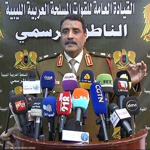 المتحدث باسم الجيش الوطني الليبي،