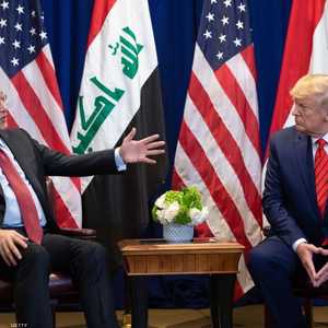 دونالد ترامب وبرهم صالح في لقاء سابق