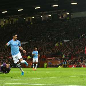 محرز تألق وسجل الهدف الثاني لسيتي