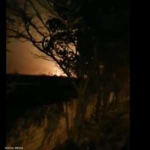 أولى الصور من سقوط الطائرة الأوكرانية