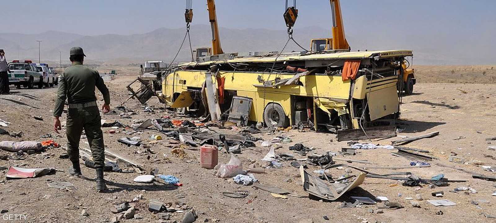 الحادث نتج عن عطل فني في مكابح الحافل