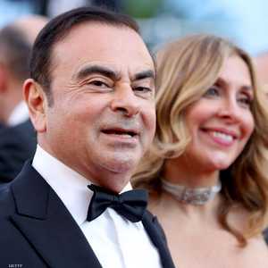 كارلوس غصن وزوجته كارول.