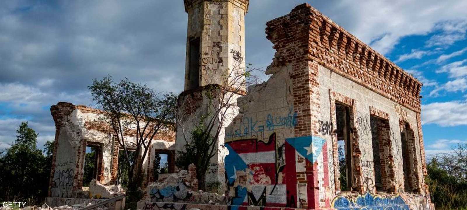 جانب من دمار خلفه زلزال في بورتوريكو ( أرشيفية)
