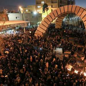 خروج طلاب جامعة أمير كبير للتظاهر ضد النظام
