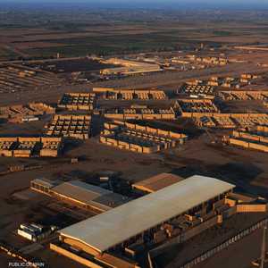 صورة جوية لقاعدة بلد العسكرية التي تضم قوات أميركية