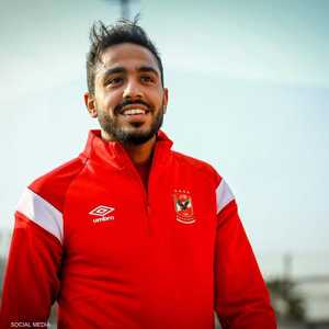 لاعب الأهلي المصري محمود كهربا