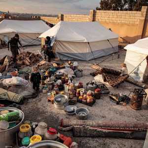 أحد مخيمات اللاجئين شمال شرقي سوريا.