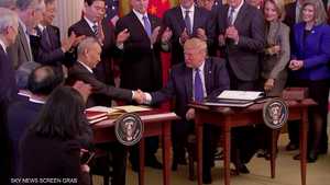توقيع المرحلة الأولى من الاتفاق التجاري بين واشنطن وبكين