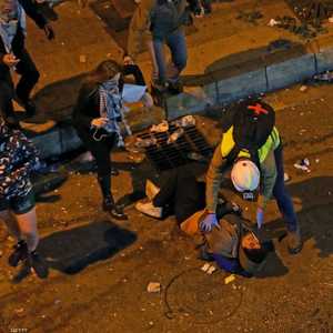 جانب من مظاهرات ليل الخميس