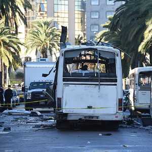قتل 12 شخصا في تفجير حافلة الأمن الرئاسي في تونس عام 2015