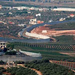 جانب من الحدود بين لبنان وإسرائيل.