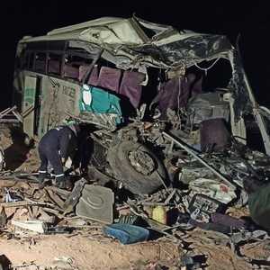 أرشيفية لحادث سير في الجزائر