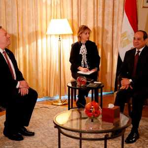 السيسي التقى بومبيو على هامش اجتماع برلين حول ليبيا