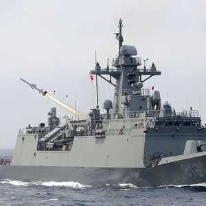 سفينة حربية تابعة للبحرية الكورية الجنوبية. أرشيفية