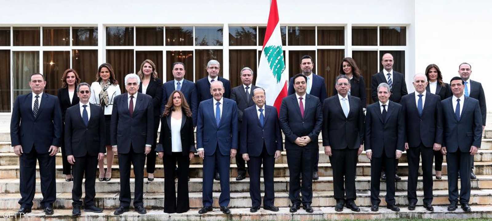 الحكومة اللبنانية المشكلة حديثا
