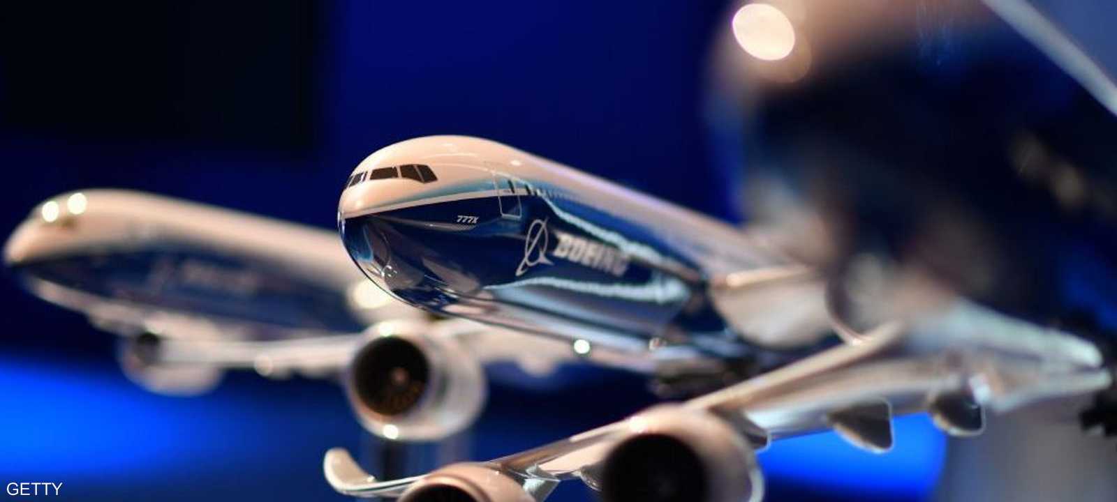 مجسم للطائرة بوينغ 777 إكس