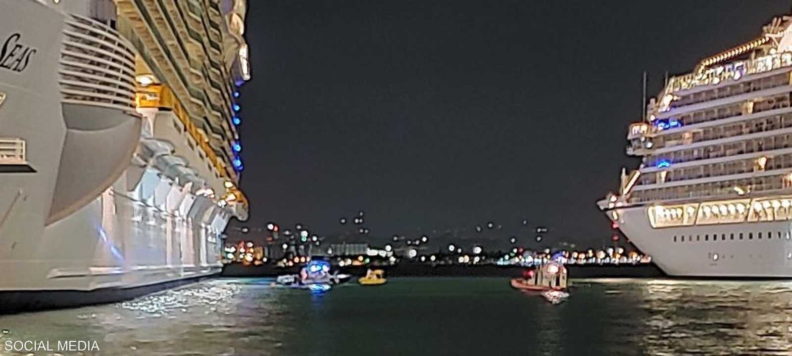 خلال عملية البحث عن جثة الرجل