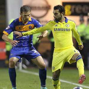 صلاح أمام شروزبيري في 2014