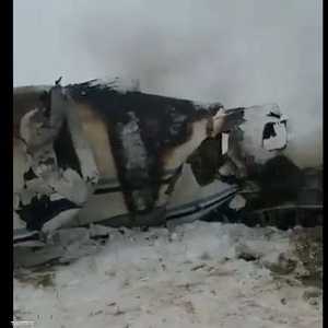 الطائرة تحطمت في ولاية غزنة
