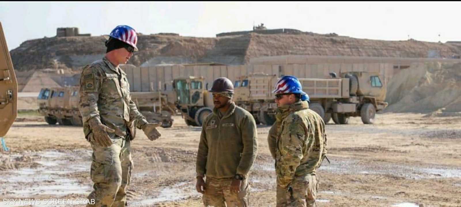 استعداد عسكري للجيش الأميركي في قاعدة عين الأسد